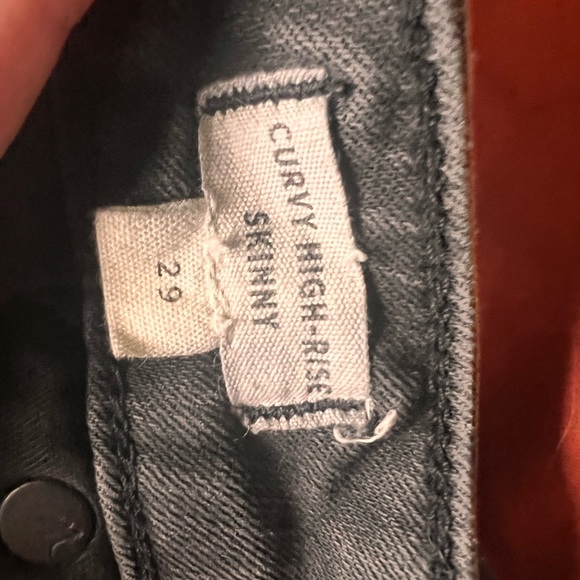 Madewell curvy high-rise skinny jeans, size 29 black - Picture 4 of 11